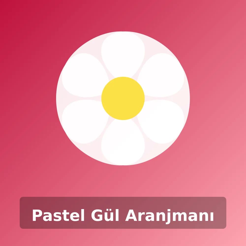 Pastel Gül Aranjmanı