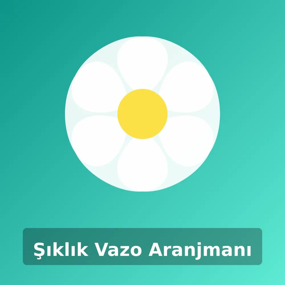 Şıklık Vazo Aranjmanı