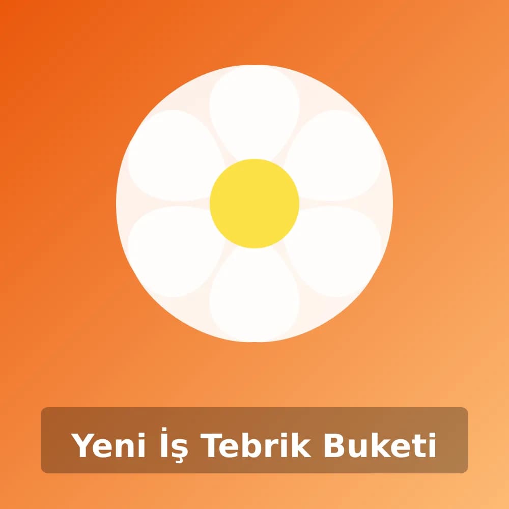 Yeni İş Tebrik Buketi